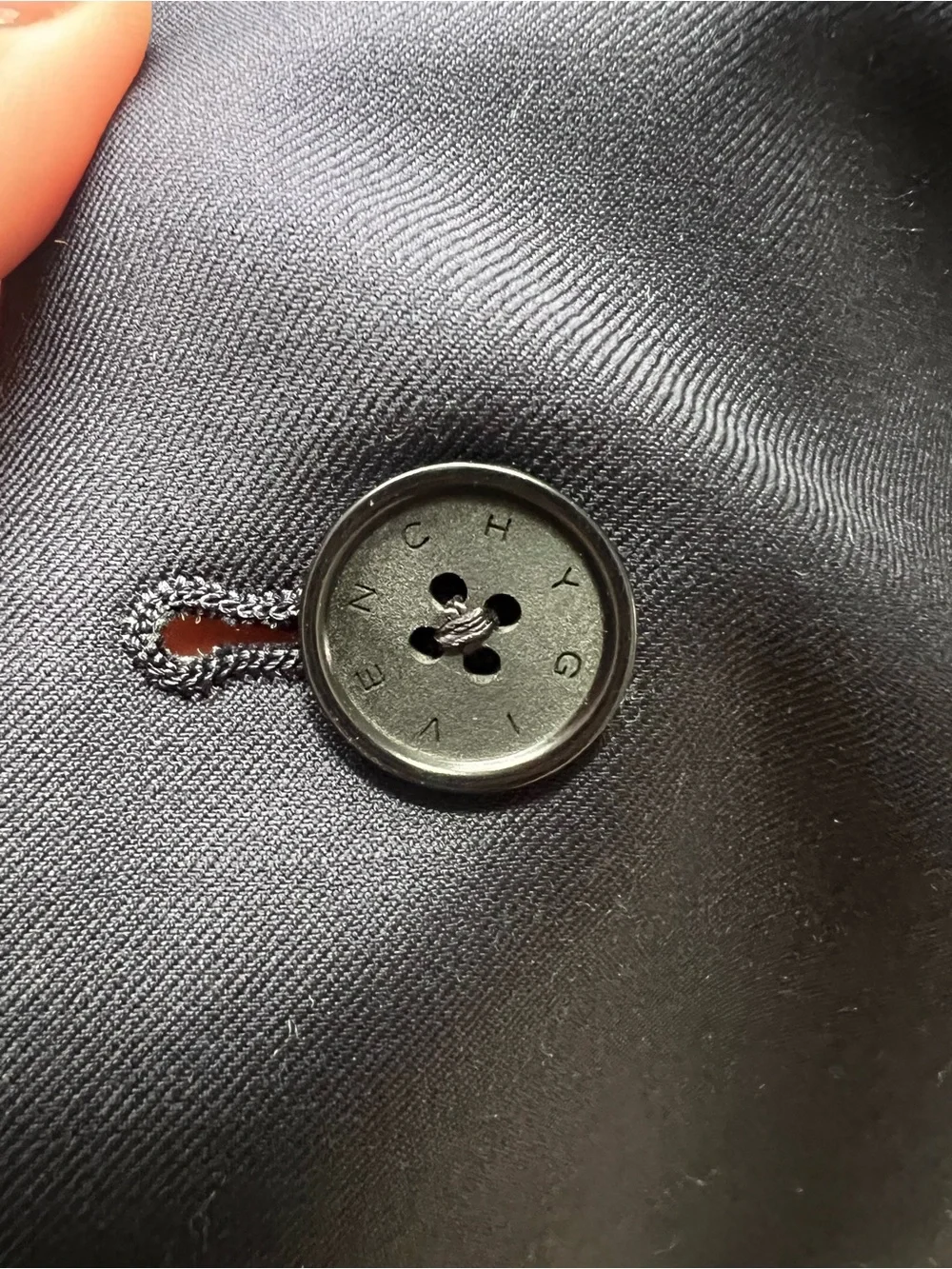 Givenchy Men Suit Wool Designer Blazer Blue Luxury Office Wear See Measurements